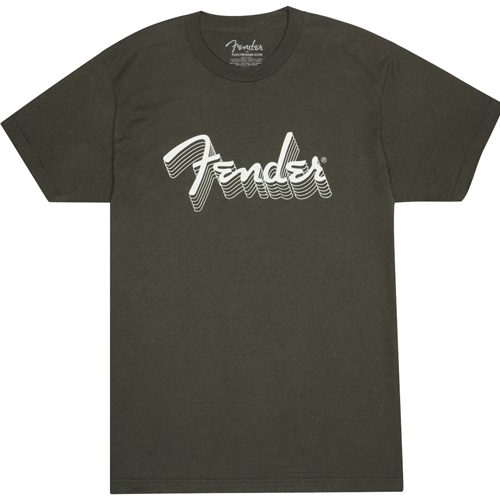 Fender Reflective Ink T-Shirt Charcoal M