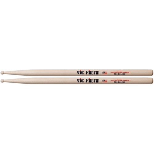 Vic Firth American Custom SD2 Bolero Wood Tip Drumsticks