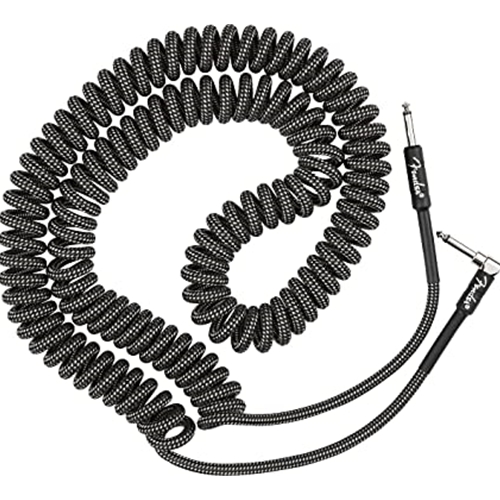 Fender Professional Coil Cable, 30', Gray Tweed