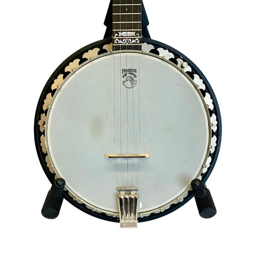 Deering Custom Boston Long Neck Banjo in TKL Case (Consigned)