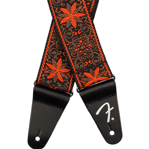 Fender Pasadena Woven Strap Orange Wallflower 2"