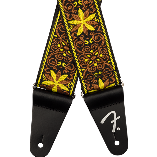 Fender Pasadena Woven Strap Yellow Wallflower 2"