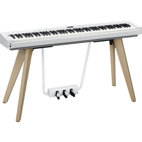 Casio Privia PX-S7000WH 
White Digital Piano - Includes Matching Beech Stand With Fixed Pedals