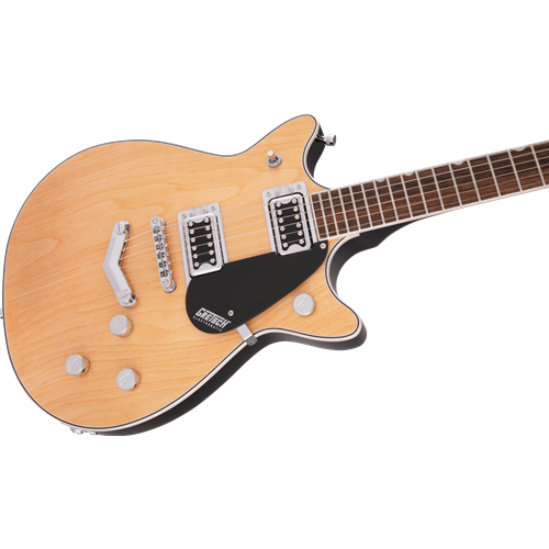 Gretsch G5222 Electromatic Double Jet BT with V-Stoptail, Laurel Fingerboard, Aged Natural