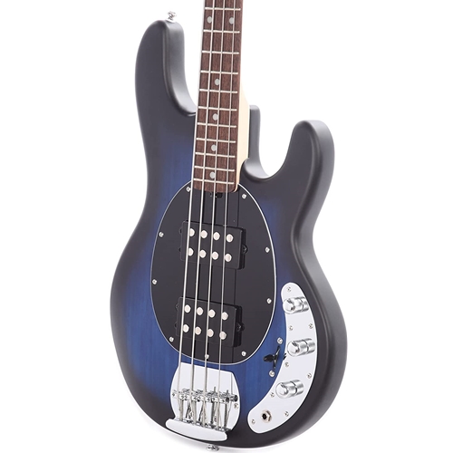 Sterling By Music Man Stingray HH Ray4HH Pacific Blue Burst Electric Bass Guitar