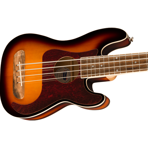 Fender Fullerton Precision Bass Uke, Walnut Fingerboard, Tortoiseshell Pickguard, 3-Color Sunburst