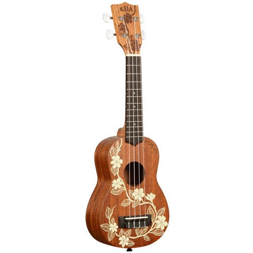 Kala Voyage Gardenia Soprano Ukulele w/Bag