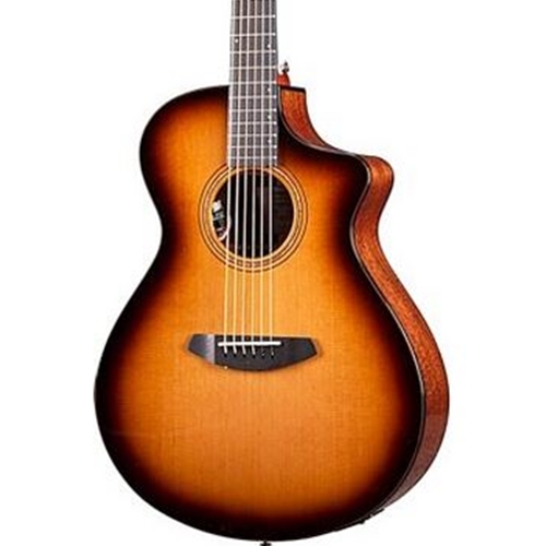 Breedlove Solo Pro Concert Edgeburst Red Cedar African Mahogany Acoustic-Electric Guitar