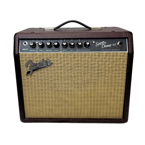 Used Fender Super Champ x 2 Limited Edition Wine Red 2018